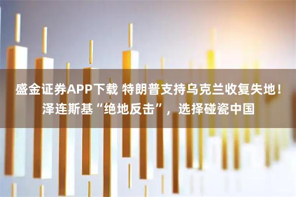 盛金证券APP下载 特朗普支持乌克兰收复失地！泽连斯基“绝地反击”，选择碰瓷中国