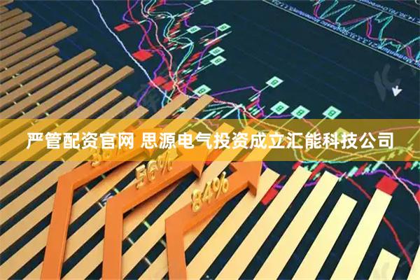 严管配资官网 思源电气投资成立汇能科技公司